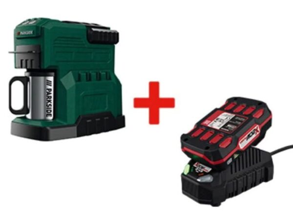 PARKSIDE® PKMA 20-Li Akumulatorowa Ekspres Do Kawy – W Zestawie 20 V Akumulator I Ładowarka