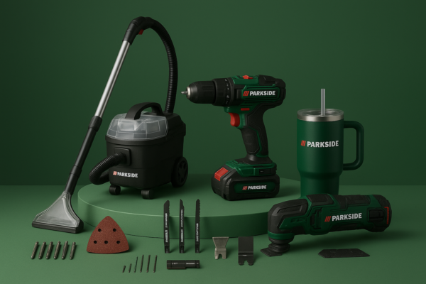 Odkurzacz do kurzu i cieczy, 1250 W, PPWS 10 A1 + Wiertarka i wkrętarka 4 w 1 PKGA 20-Li C2, 20 V (z akumulatorem i ładowarką) + termos Parkside w prezencie.
